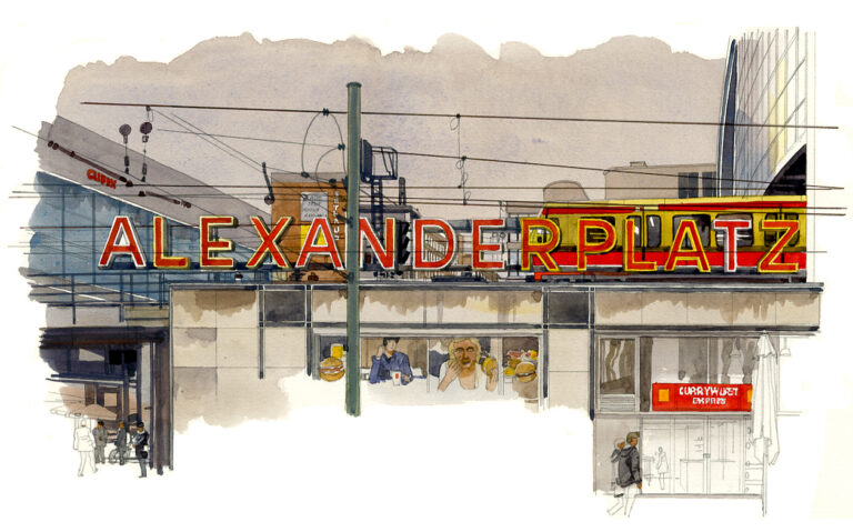 Alexander Platz. Station de métro