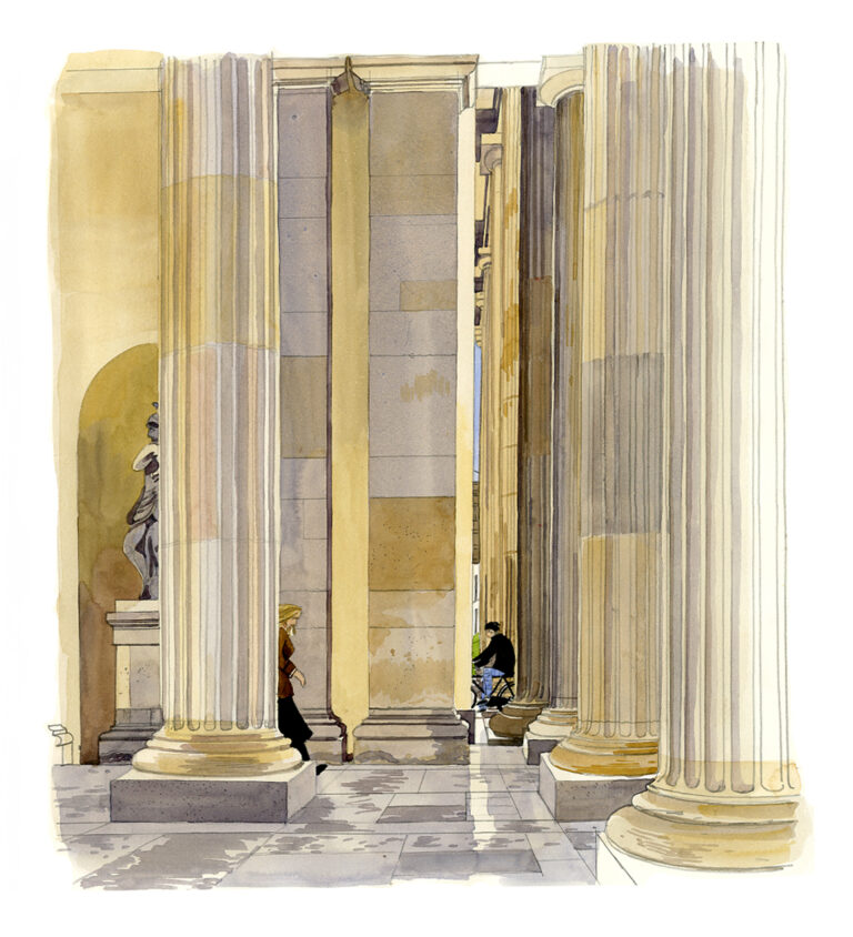 Brandenburger Tor. Colonnes