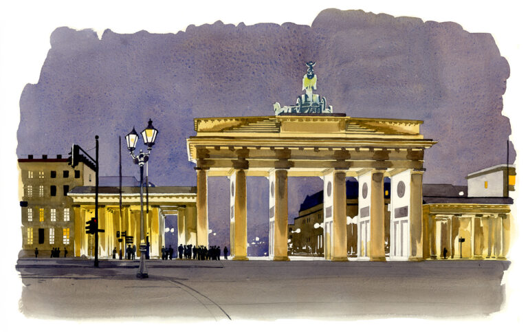 Brandenburger Tor de nuit
