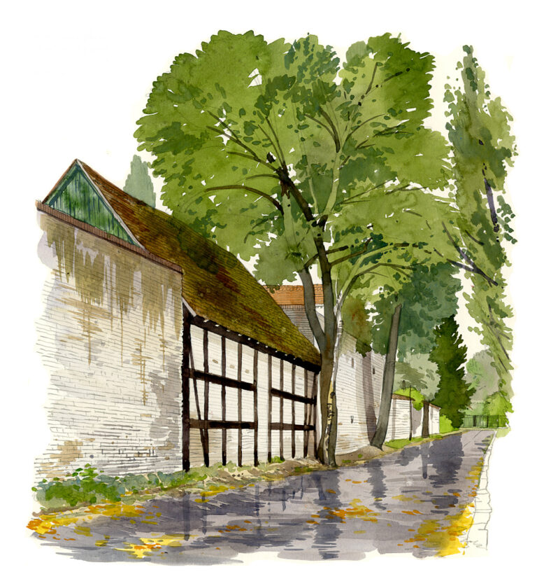 Britz. Ancienne Ferme. Britzer Damm