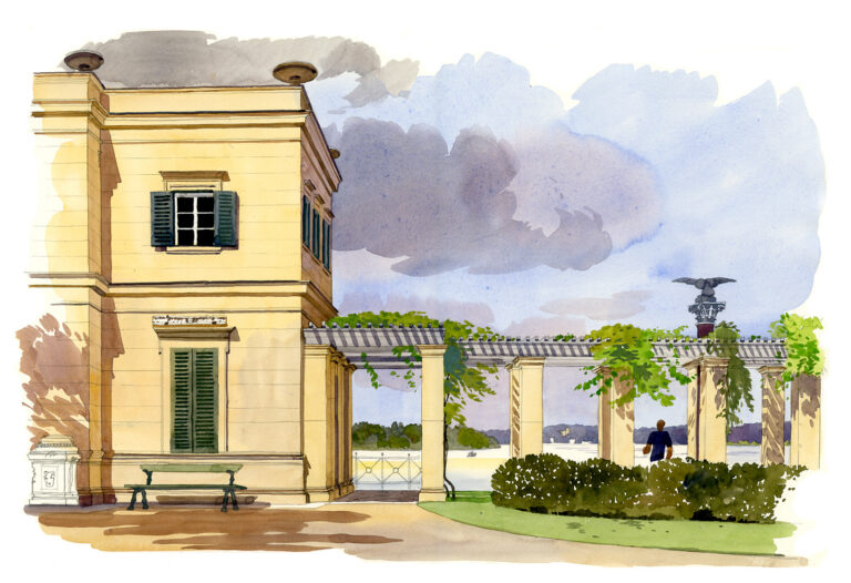 Glienicke. Casino du château