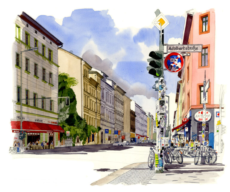 Kreuzberg. Adalbertstrasse