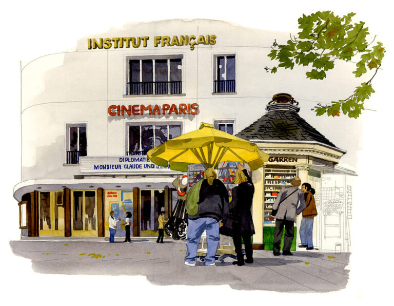 Institut français et cinéma Paris. Kurfürstendamm