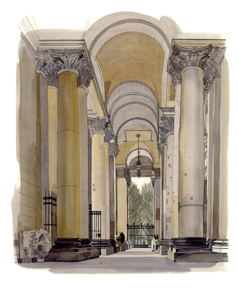 Mitte. Narthex de la cathédrale de Berlin