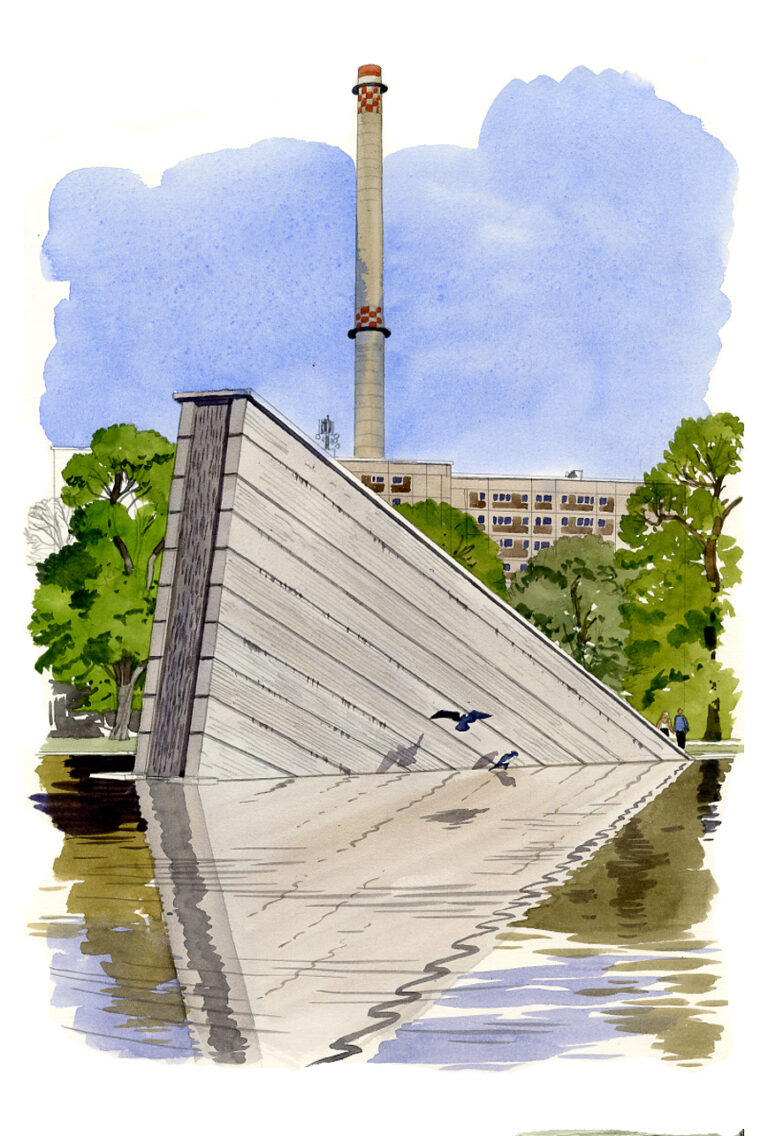 Mitte. Grand bassin de l’Invalidenpark