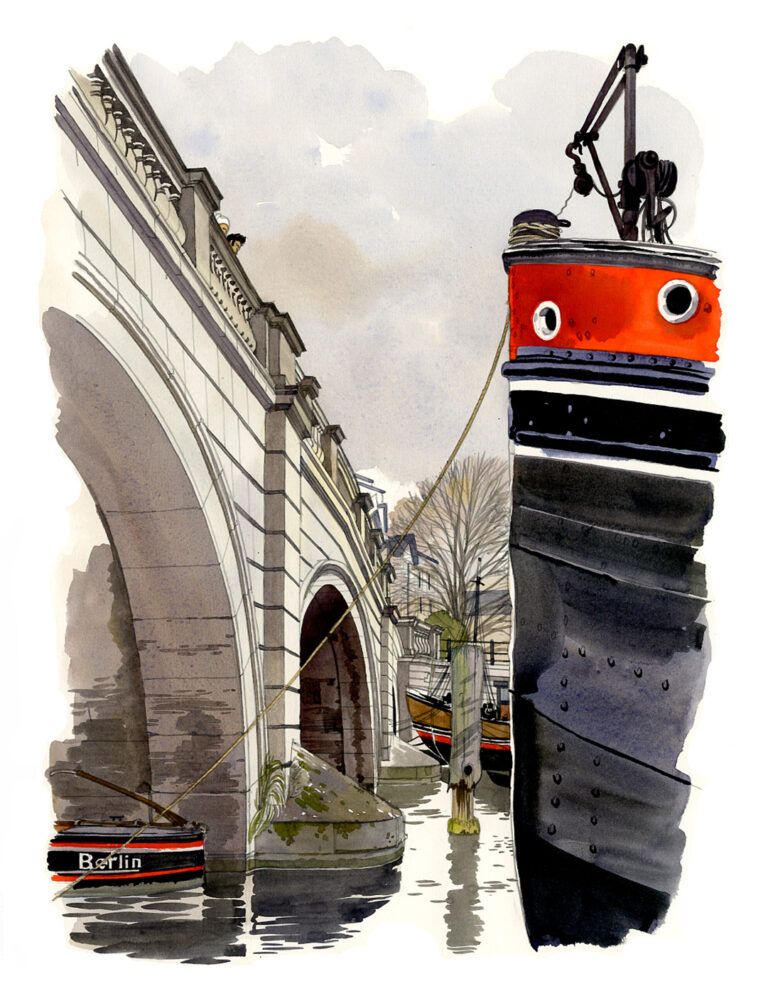 Mitte. Markisches Ufer. Inselbrücke