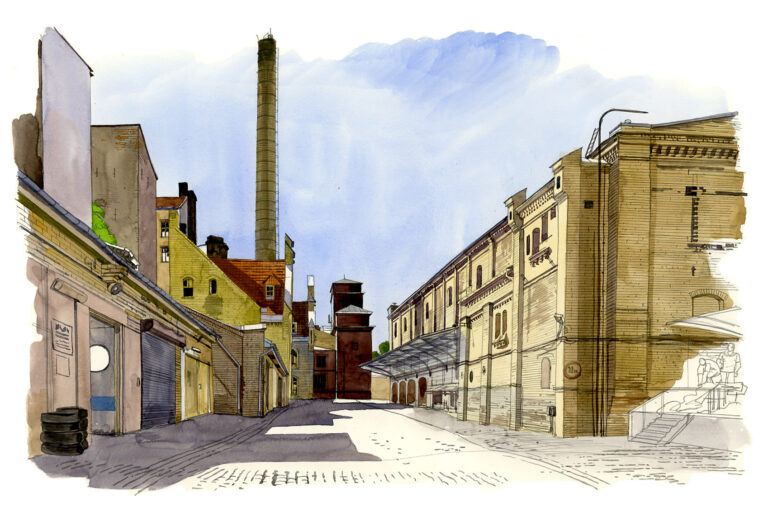 Moabit. Ancienne brasserie de Stromstrare
