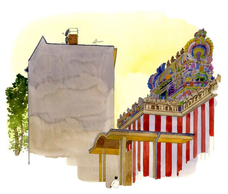 Neukölln. Temple hindou