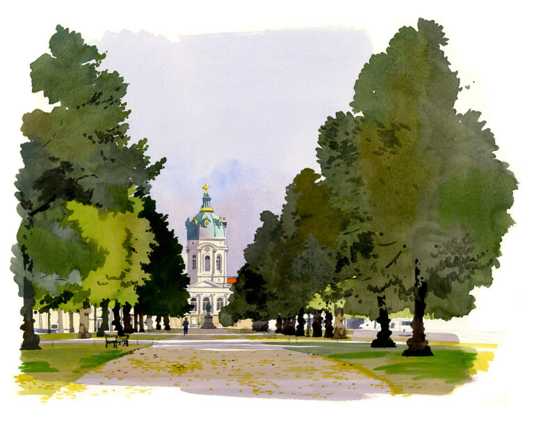 Schloss Charlottenburg. SchloSstrase
