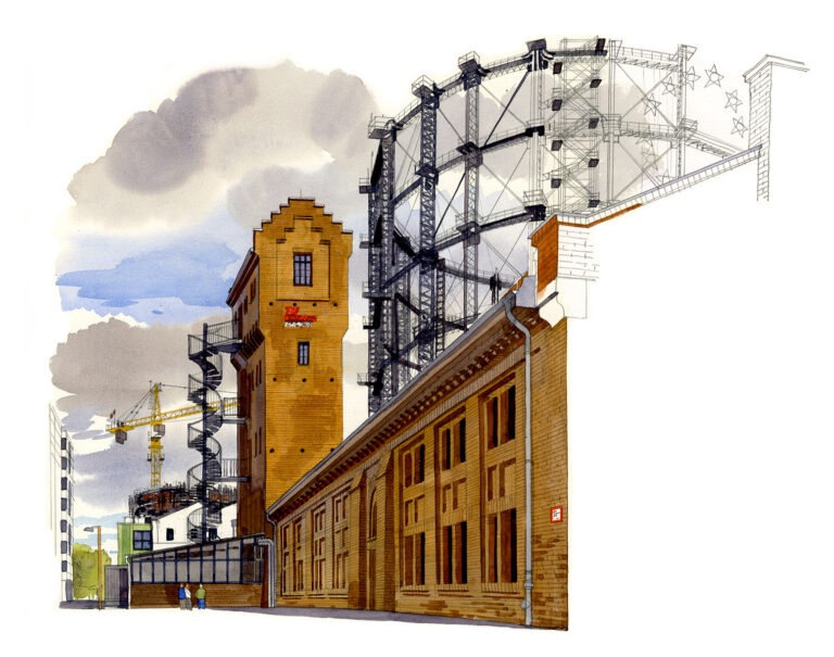 Schöneberg. Gasometer