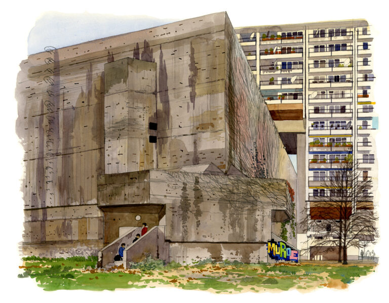 Schöneberg. Sozialpallast et bunker
