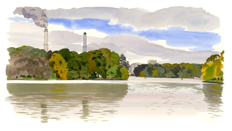 La baie de Rummelsburg. Est