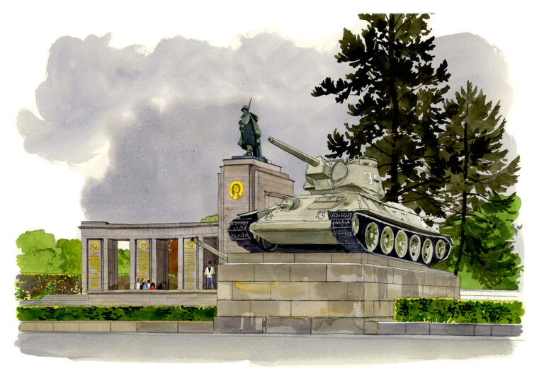 Tiergarten. Mémorial soviétique