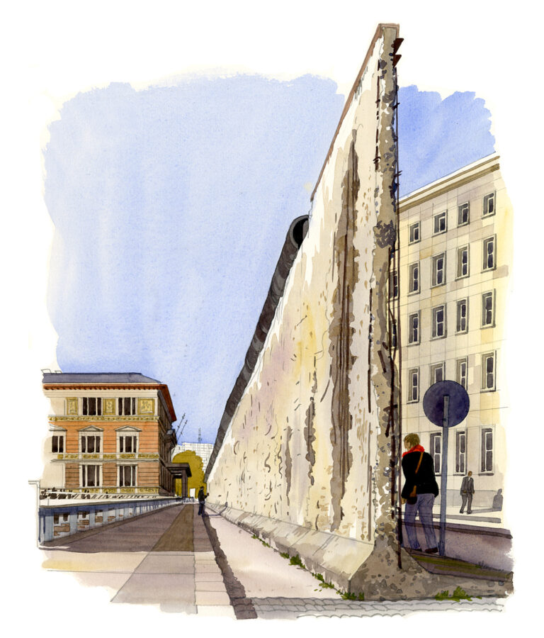 Topographie des Terrors et mur de berlin